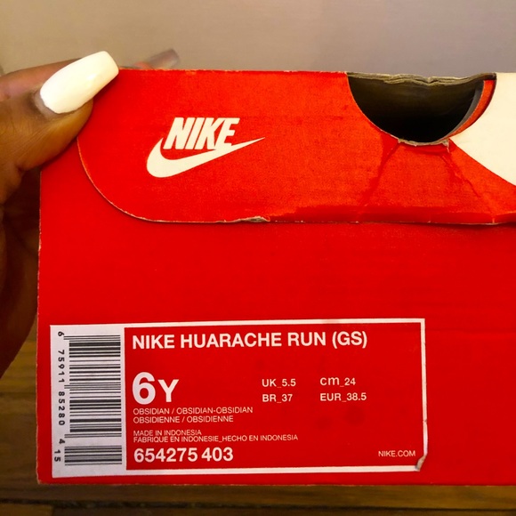 Navy Blue Huarache Run - Picture 3 of 4